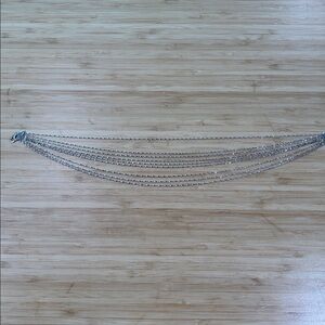 925 Italy Silver Multi-Strand Necklace